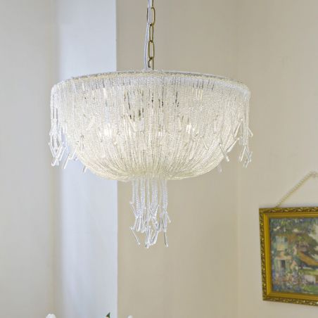 ABBY JELLY FRENCH CRYSTAL BEADED RH CHANDELIER