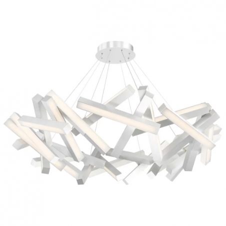 Modern Forms Chaos 61"W Aged Brass 31-Light LED Chandelier