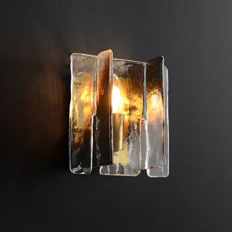 Visual Comfort GRADIENT GLASS BRASS WALL SCONCE
