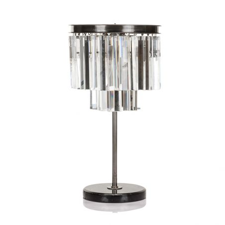 RH Odeon Two-Tier Crystal Table Lamp