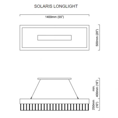 CTO Lighting Solaris Longlight Chandelier