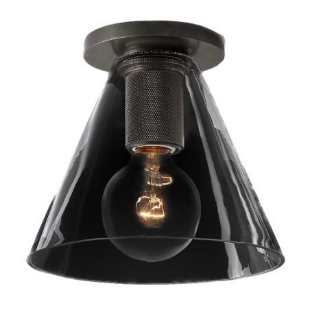 Flush Mounts UTILITAIRE FUNNEL SHADE FLUSHMOUNT