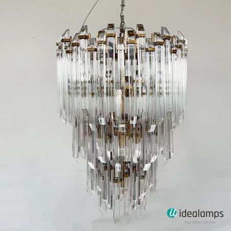 Adele Large Wide Drum Chandelier VISUAL COMFORT