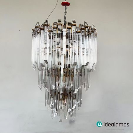 Adele Large Wide Drum Chandelier VISUAL COMFORT