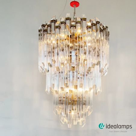 Adele Large Wide Drum Chandelier VISUAL COMFORT