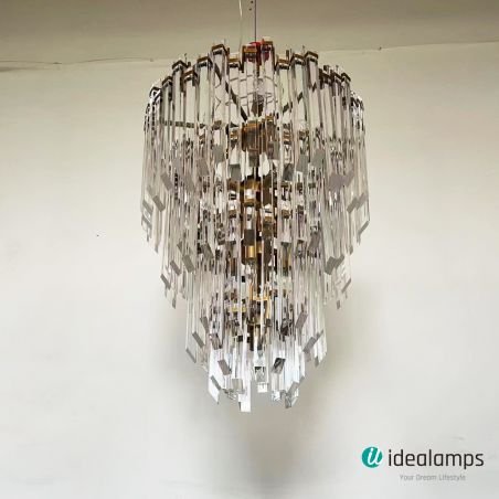 Adele Large Wide Drum Chandelier VISUAL COMFORT