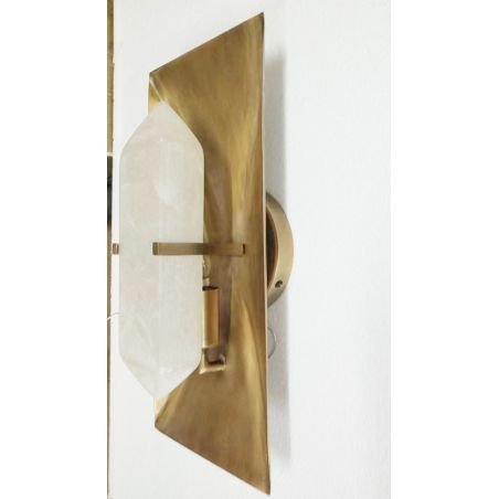 HALCYON QUARTZ RECTANGLE SCONCE