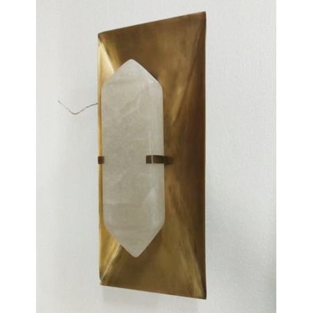 HALCYON QUARTZ RECTANGLE SCONCE