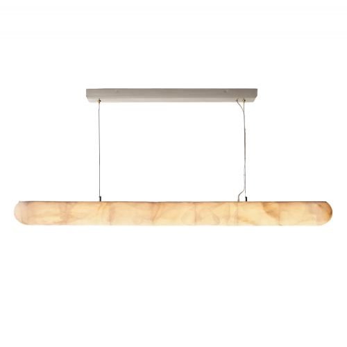 FROZEN CURVE QUARTZ RIVAGE LISSE LINEAR CHANDELIER