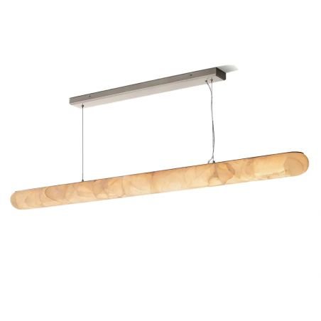 FROZEN CURVE QUARTZ RIVAGE LISSE LINEAR CHANDELIER