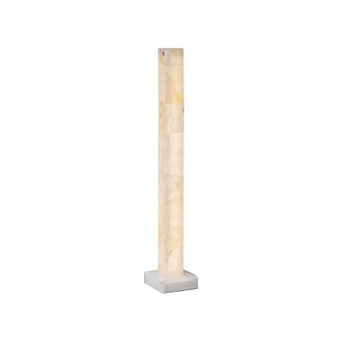 FROZEN ALABASTER COLUMN FLOOR LAMP