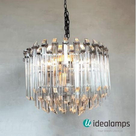 ADELE LARGE WIDE DRUM CHANDELIER