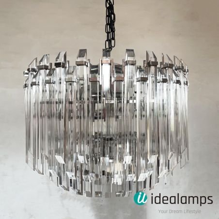 ADELE LARGE WIDE DRUM CHANDELIER