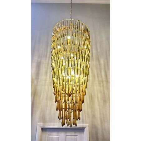 Vacarro Tall Cascading Chandelier