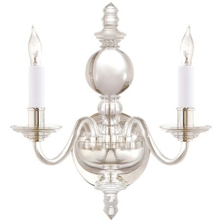 George II K9 Crystal Wall Sconce