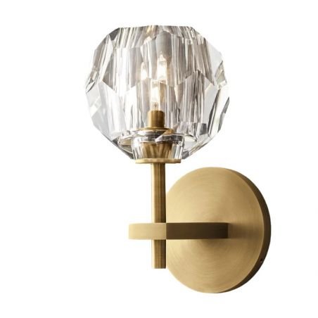 KAYDEN BOULE DE CRISTAL GLASS SINGLE WALL SCONCE