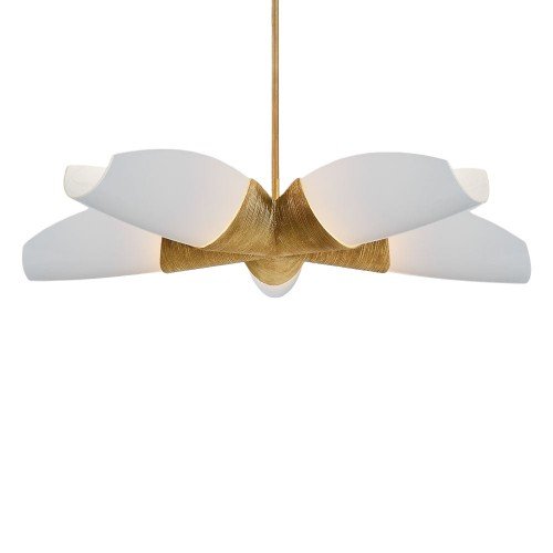 UTOPIA MEDIUM 5 ARM CHANDELIER - GILD