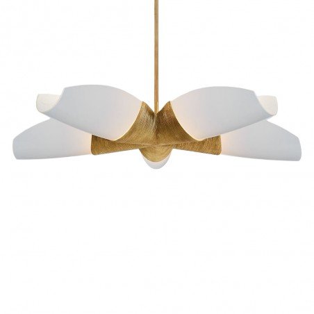 UTOPIA MEDIUM 5 ARM CHANDELIER - GILD