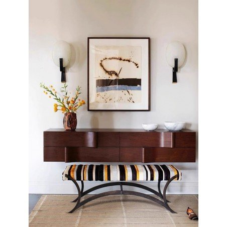 LEDA ALABASTER OVA WALL SCONCE