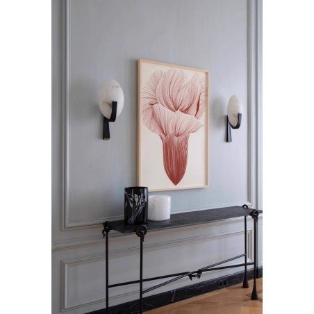 LEDA ALABASTER OVA WALL SCONCE