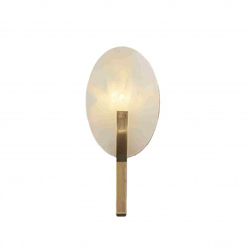 LEDA ALABASTER OVA WALL SCONCE