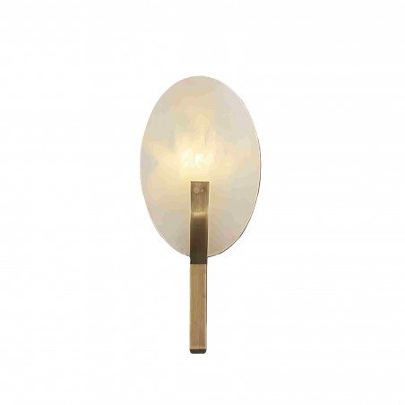 LEDA ALABASTER OVA WALL SCONCE