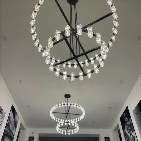 Alberto Round Chandelier Arcachon Style Chandelier