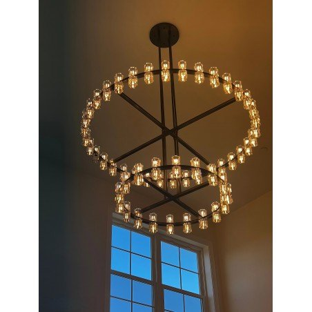 Alberto Round Chandelier Arcachon Style Chandelier