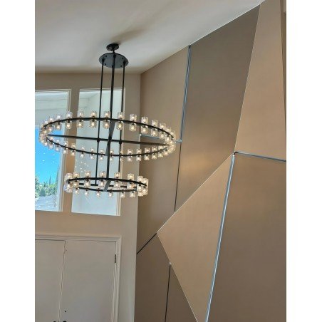 Alberto Round Chandelier Arcachon Style Chandelier
